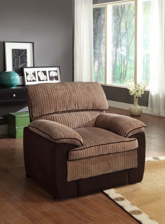 McCollum Chair - Brown - Corduroy and Microfiber