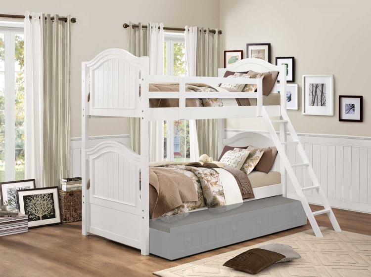 Clementine Twin/Twin Bunk Bed - White