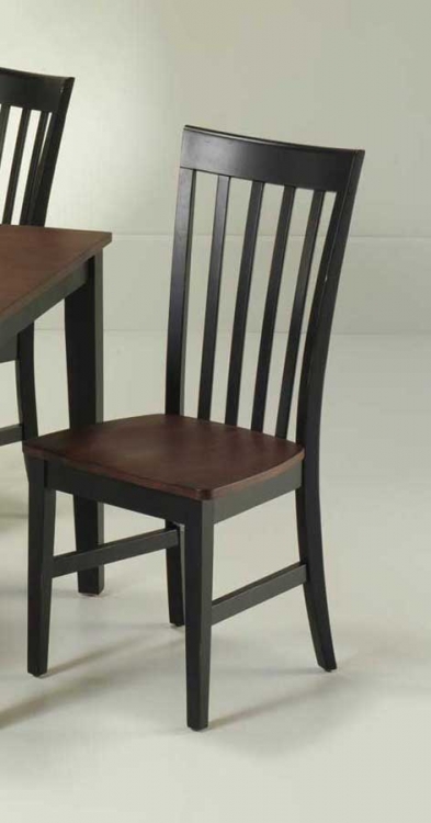 Dining Chair - Black and Cherry