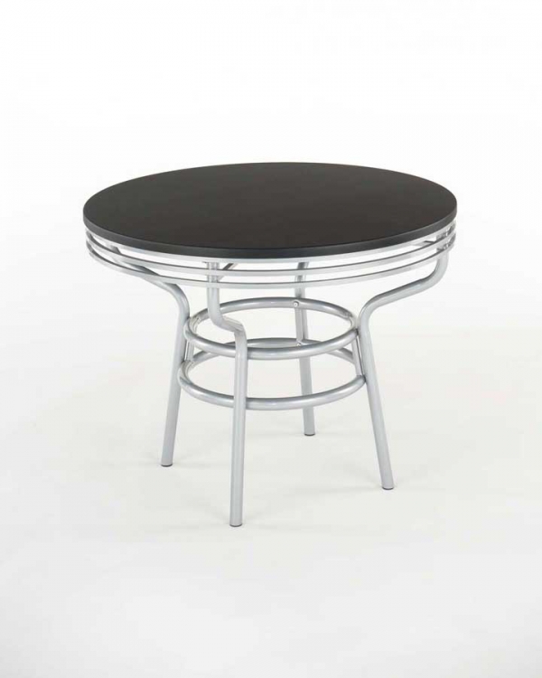 Soda Shoppe Round Dinette Table - Black