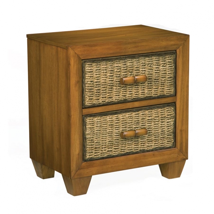 Cabana Night Stand - Honey Oak