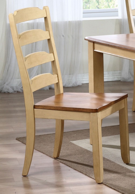 Ladder Back Dining Chair - Honey/Sand