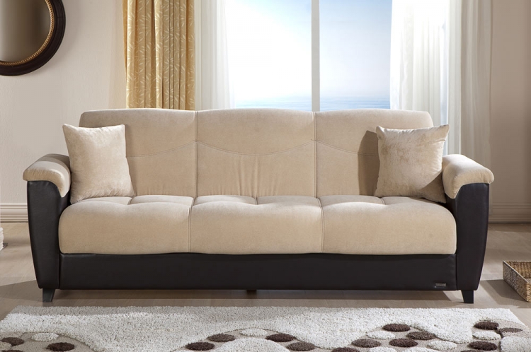 Aspen Sleeper Sofa - Soft Cream