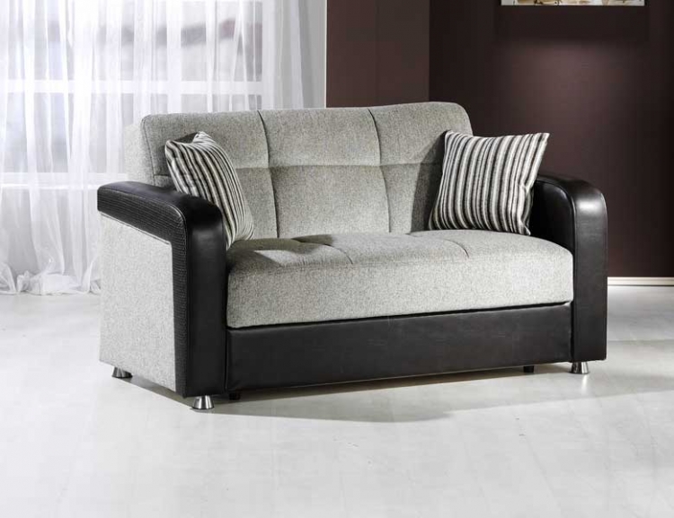 Vision Love Seat - Aristo Light Brown