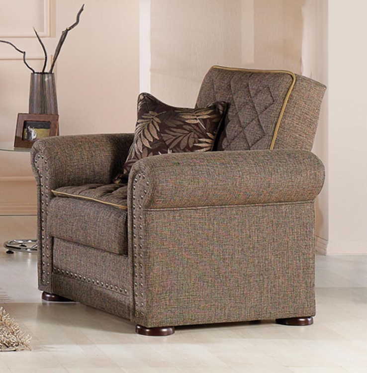 Western Arm Chair - Terapy Light Brown