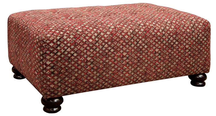 Southport Cocktail Ottoman - Fireside