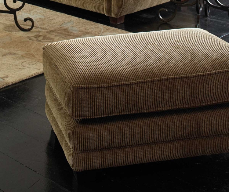 Donovan Ottoman - Burlap