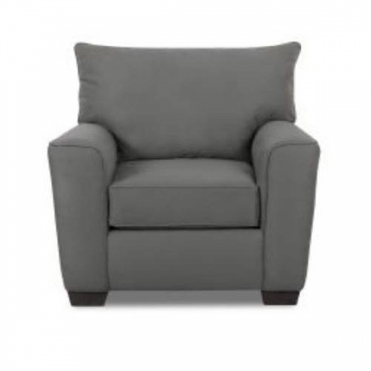 Heather Chair - Microsuede Charcoal