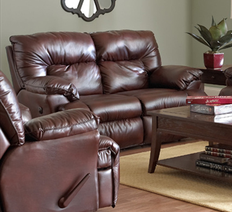 Laramie Reclining Loveseat - Raleigh Tobacco