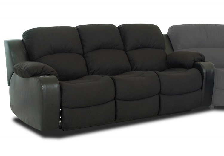 Grand Power Reclining Sofa - Vanti Black