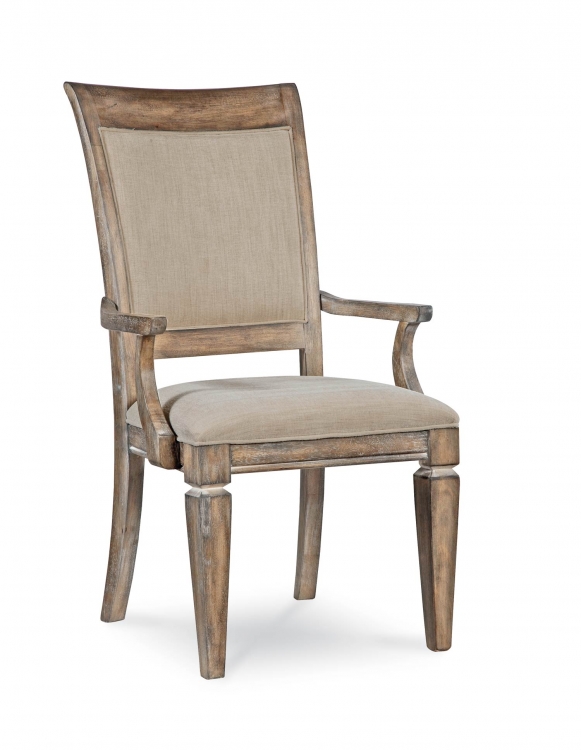Brownstone Village Upholstered Back Arm Chair - Aged Patina