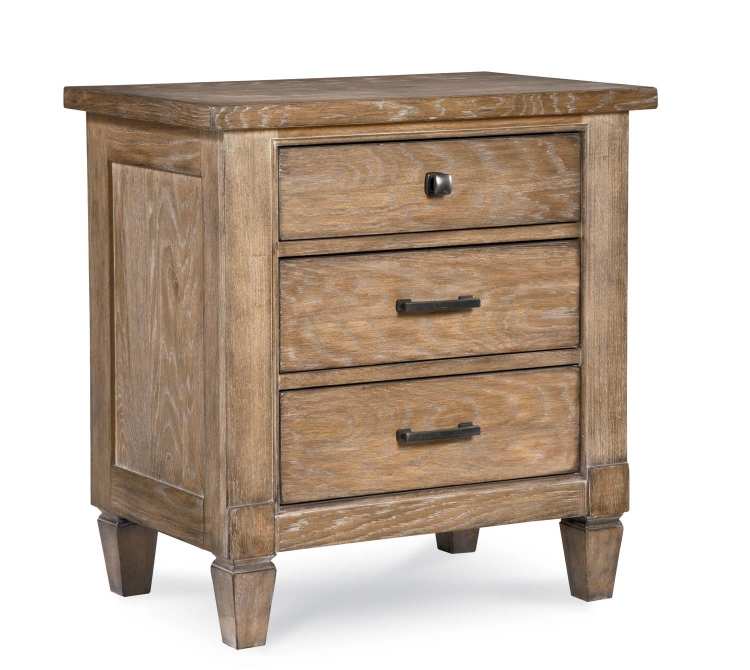 Brownstone Village Night Stand - Aged Patina