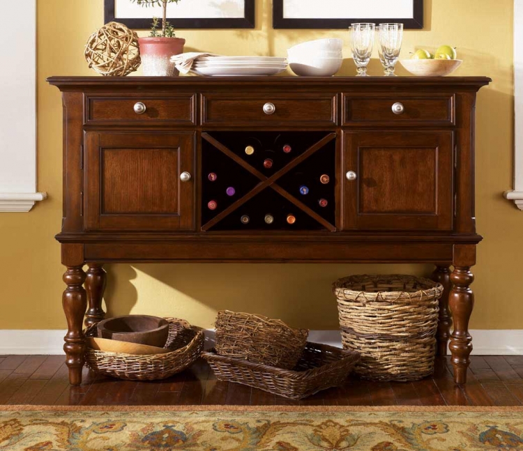 Canyon Creek Sideboard with Wine Rack