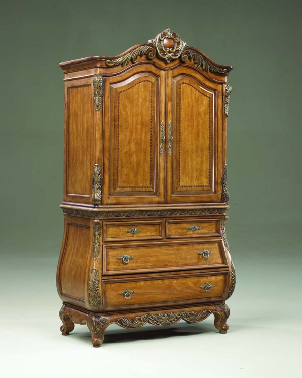 Versailles Armoire Top with Bachelor's Chest