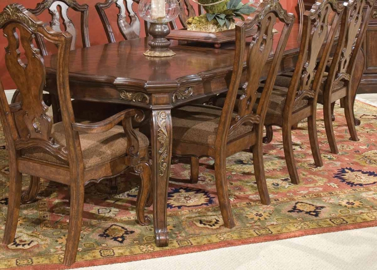 Tuscan Manor Leg Extension Table