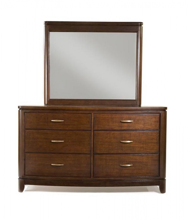 Boulevard Dresser with Rectangular Mirror