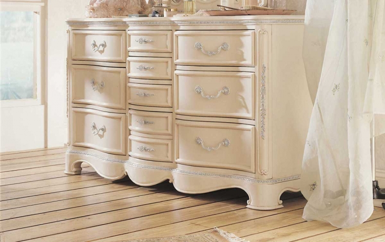 Jessica McClintock Romance 10-Drawer Dresser- Furniture