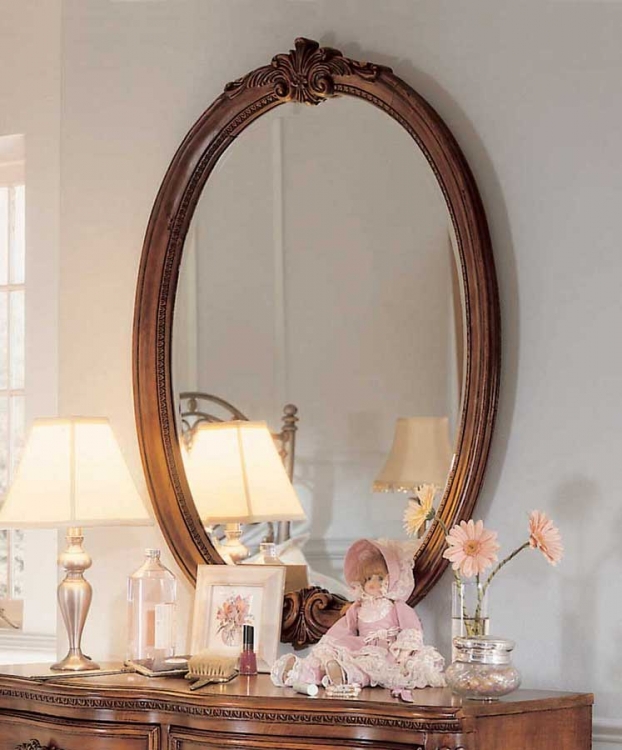 Lea Jessica McClintock Heirloom Oval Mirror- Furniture