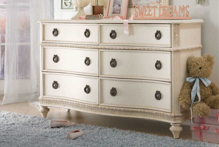 Emmas Treasures 6-Drawer Double Dresser- Furniture