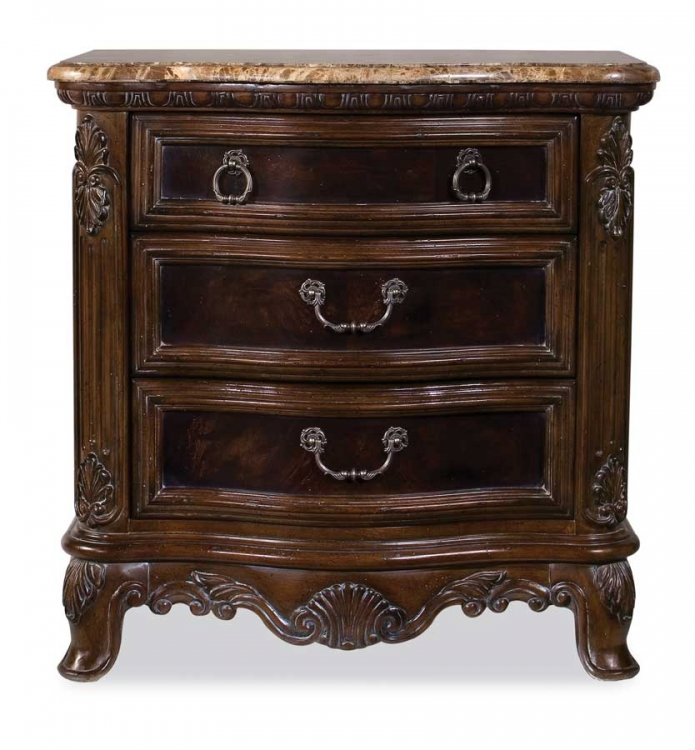 St. Raphael Marble Top Nightstand