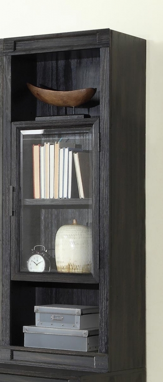 Hudson 21-inch Glass Door Bookcase Top