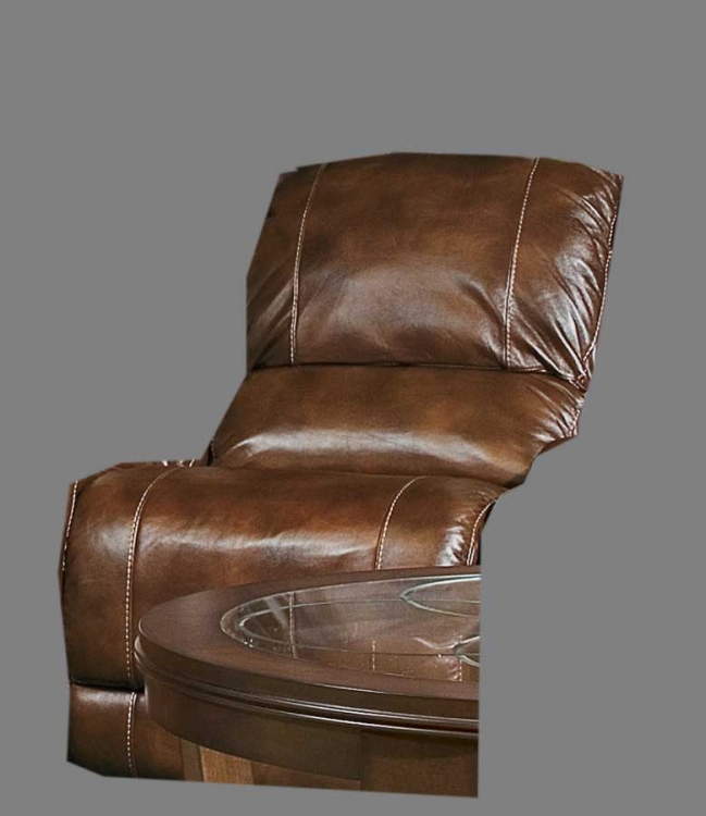 Mars Armless Reclining Chair - Coffee - Parker Living