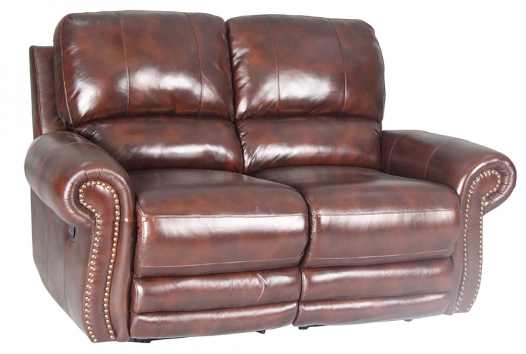 Thor Dual Reclining Loveseat - Tobacco - Parker Living