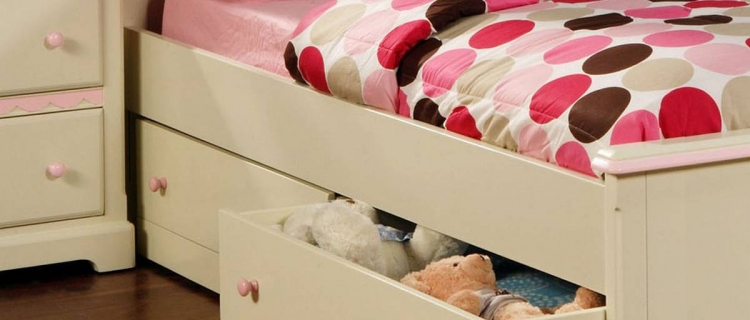 Powell Doll House Set of 2 Trundle Storage Drawers