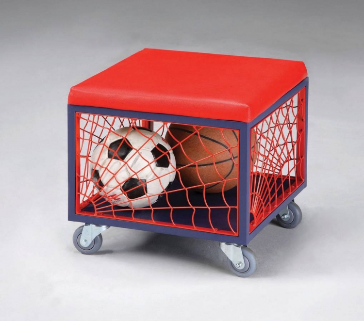 Powell Spider Web Rolling Cube Bench