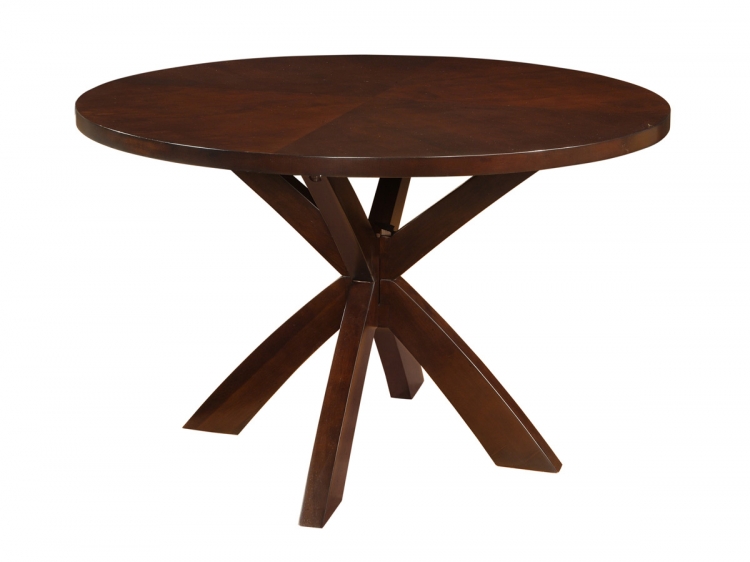 Stafford Espresso Round Dining Table