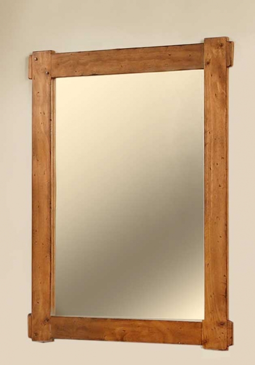 Dakota Dark Rustic Pine Mirror