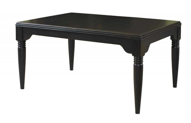 Seville Rectangle Dining Table - Brown/Black