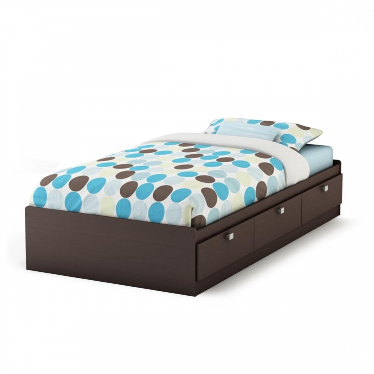 South Shore Cakao Chocolate Mates Bed