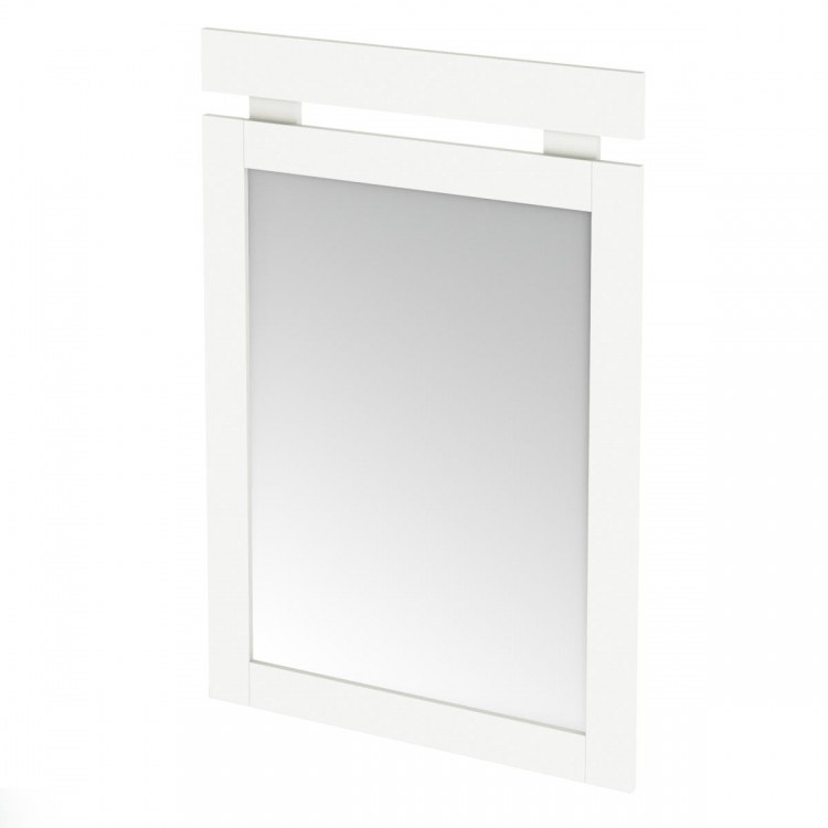 Sparkling Mirror 29 Inch x 43 Inch - Pure White