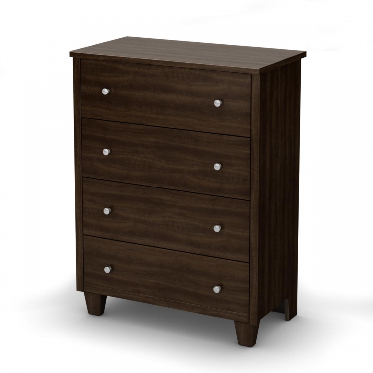 Clever Room 4 Drawer Chest - Mocha