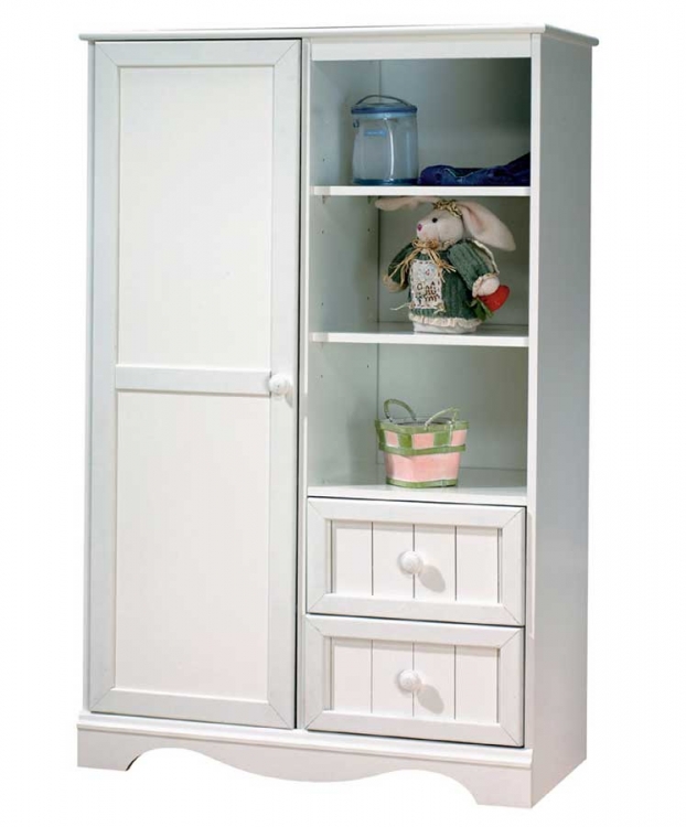 Country Baby Furniture Pure White Door Chest