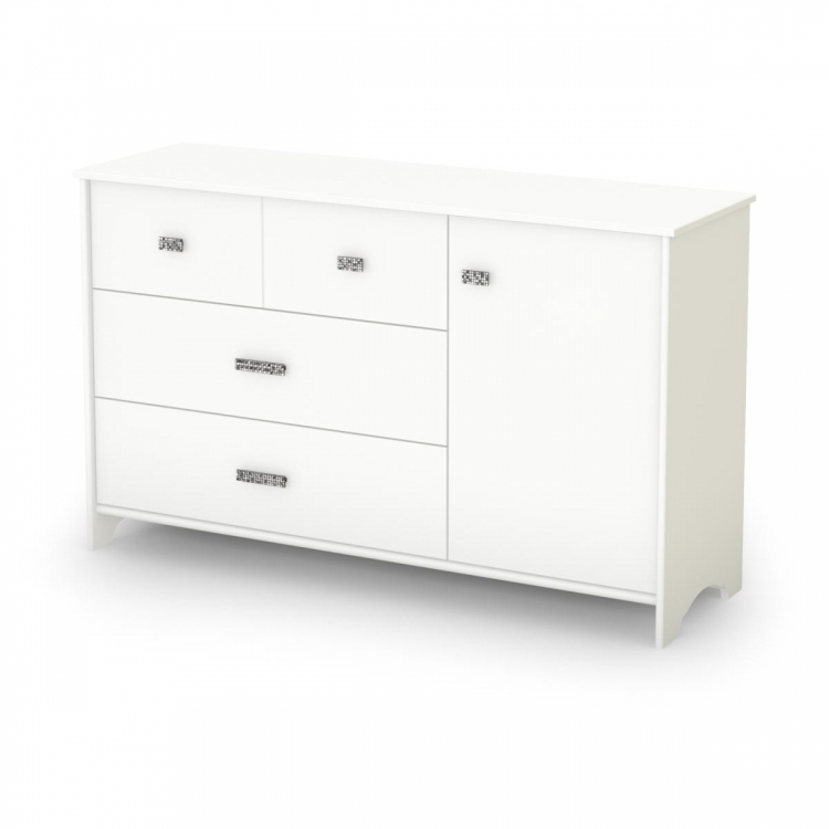 Tiara 6 Drawer Dresser - Pure White