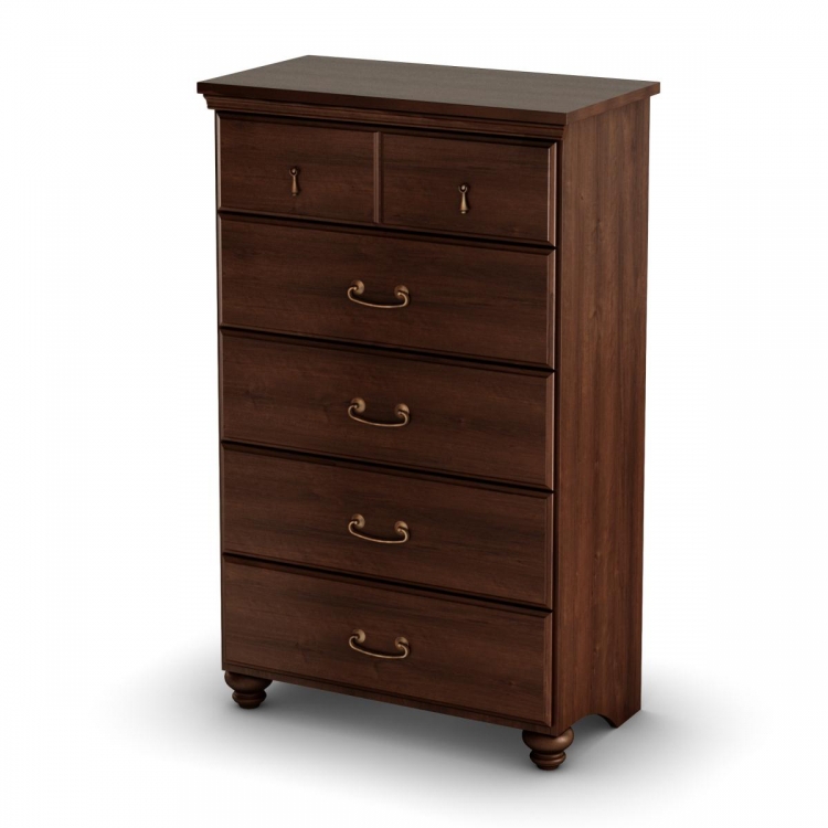 Noble 5 Drawer Chest - Sumptuous Cherry