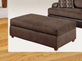 Annabelle Ottoman - Chocolate