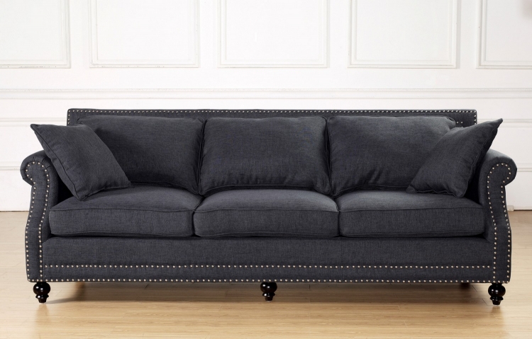 Camden Grey Linen Sofa