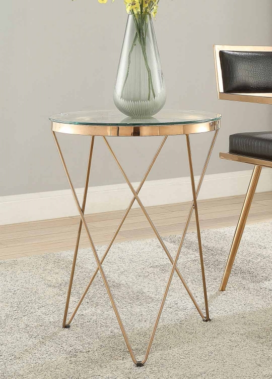 Marquee Table - Rose Gold