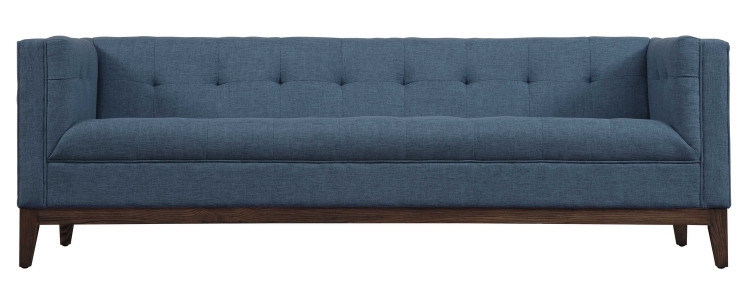 Gavin Blue Linen Sofa