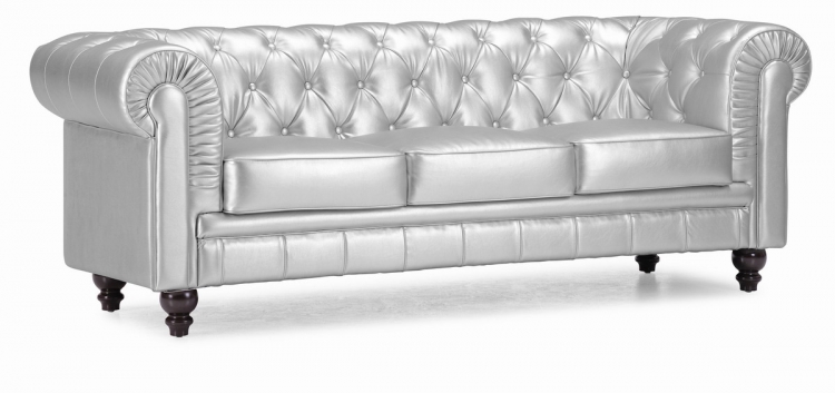 Aristocrat Sofa - Silver