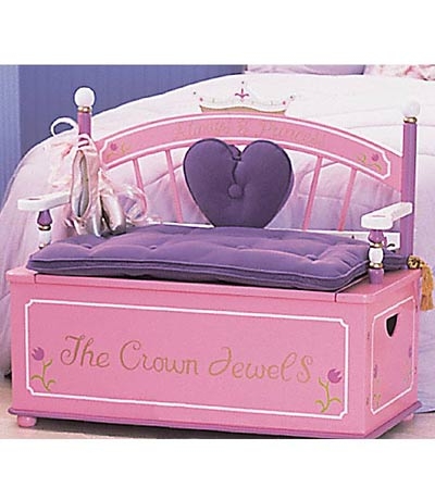 Princess toy box clearance chest