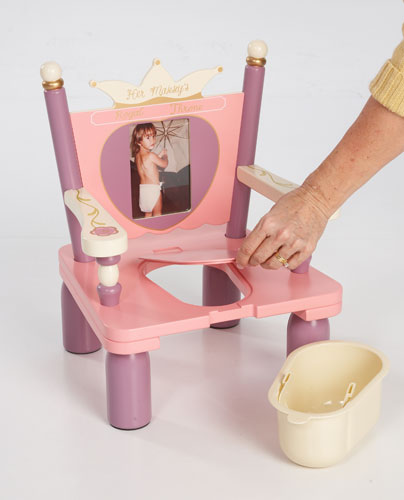 Levels of Discovery Princess Wooden Potty Training Chair