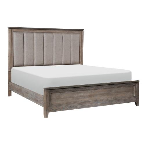 Newell Bed - Two-tone finish: Brown and Gray