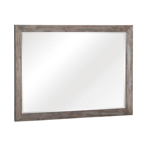 Homelegance Newell Mirror - Two-tone finish: Brown and Gray