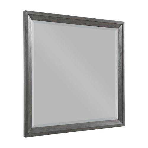 Homelegance West End Mirror - Wire-brushed Gray