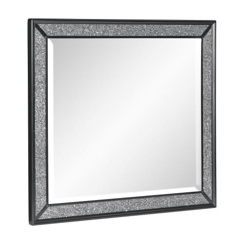 Homelegance Salon Mirror - Black Pearlescent