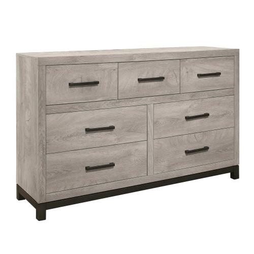 Zephyr Dresser - Two-tone : Light Gray And Gray